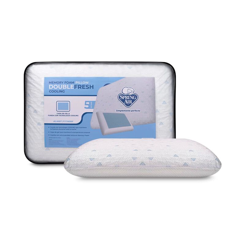 Almohada Double Cool Spring Air De Memoria Con ... image number null