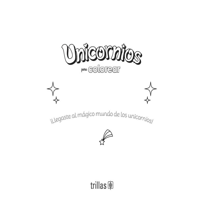 Unicornios Para Colorear, De Editorial Trillas,... image number null