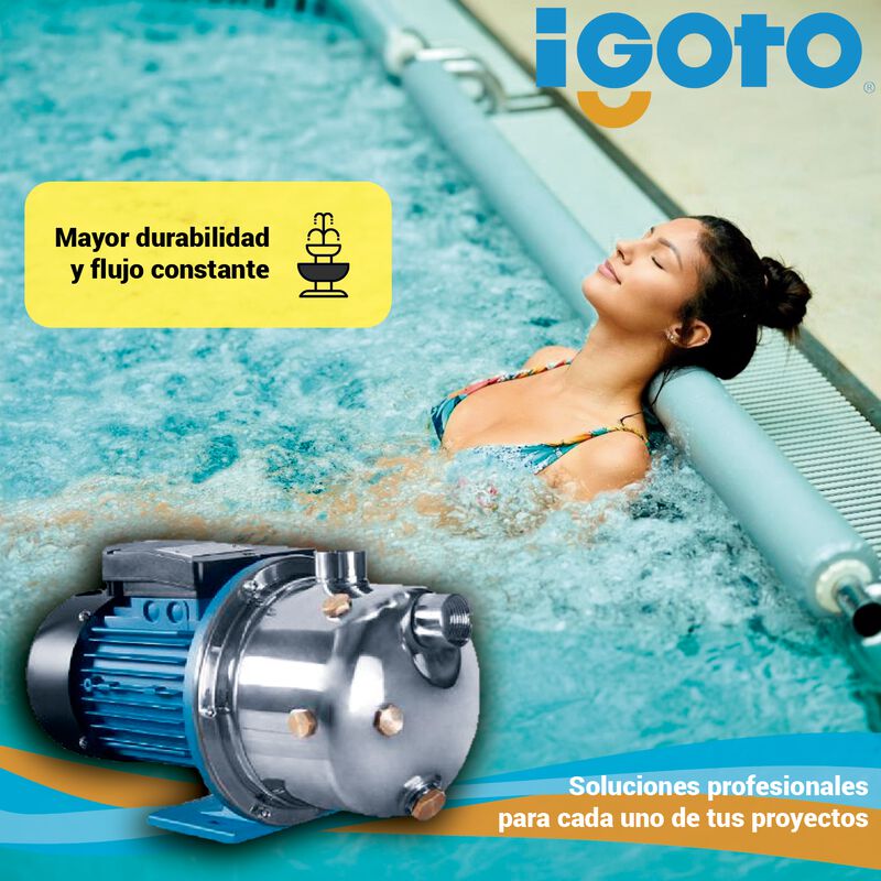 Bomba Electrica Tipo Jet 3/4 Hp Acero Inoxidabl... image number null