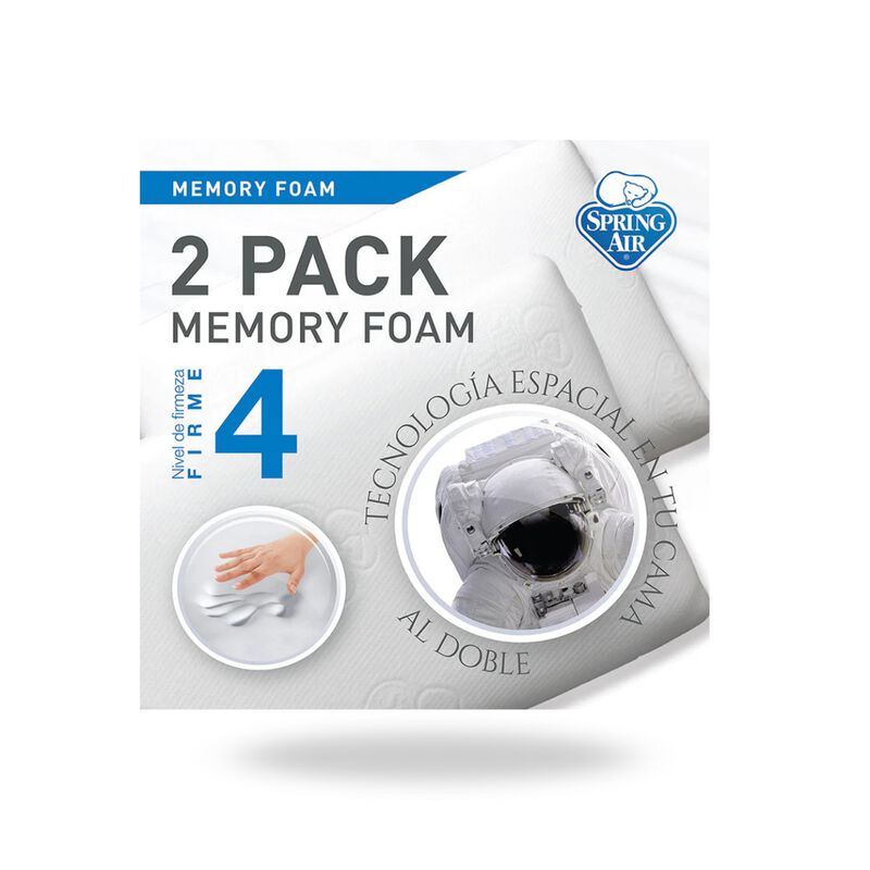 Almohada 2 Pack Memory Foam Firme 4 Est image number null