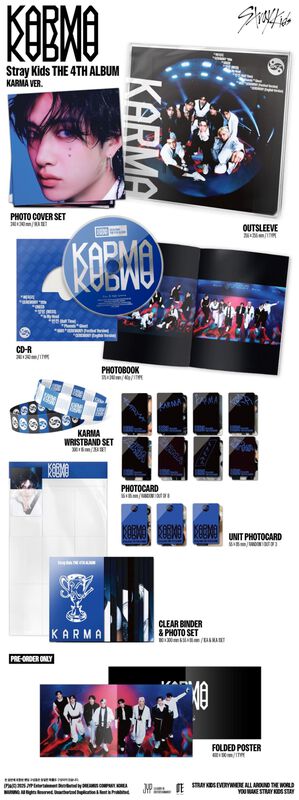 [ Stray Kids 4.&ordm; &Aacute;lbum Completo Karma Edici&oacute;n L... image number null