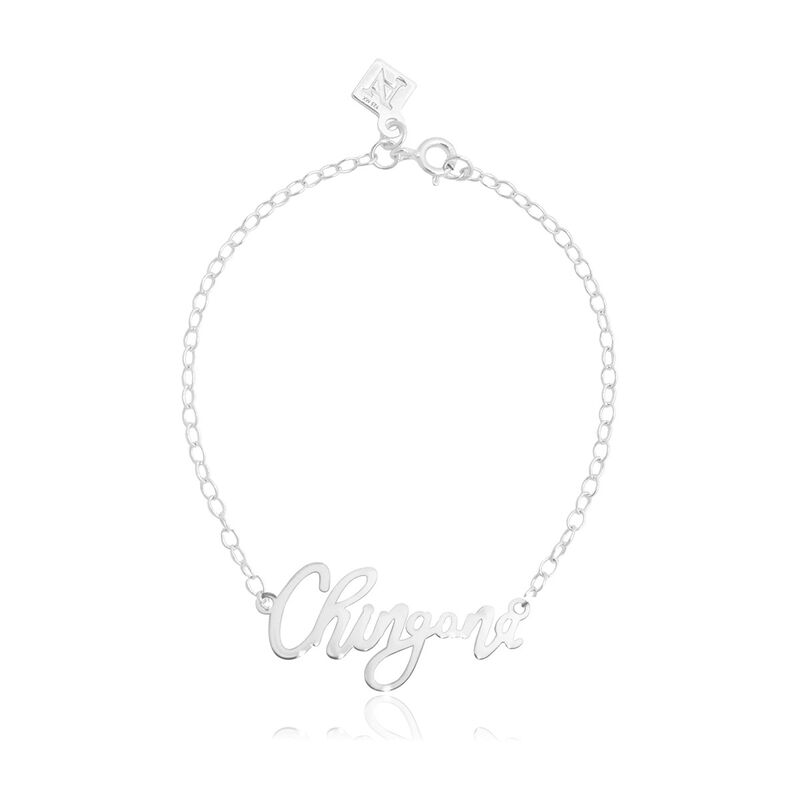 Pulsera Chingona de Plata image number null