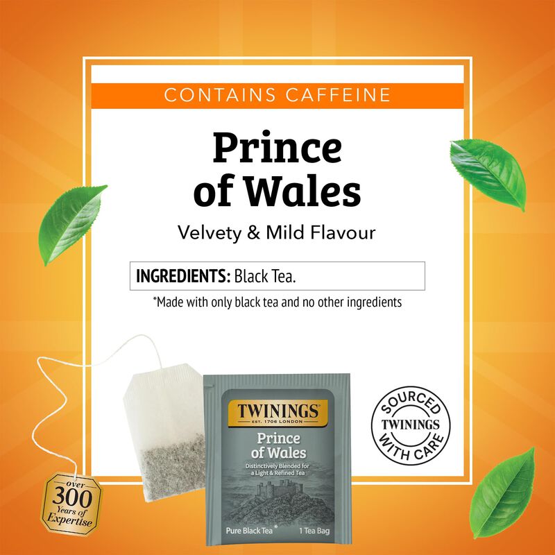 Twinings Prince Of Wales 6 X 20 Bolsas De T&eacute; image number null