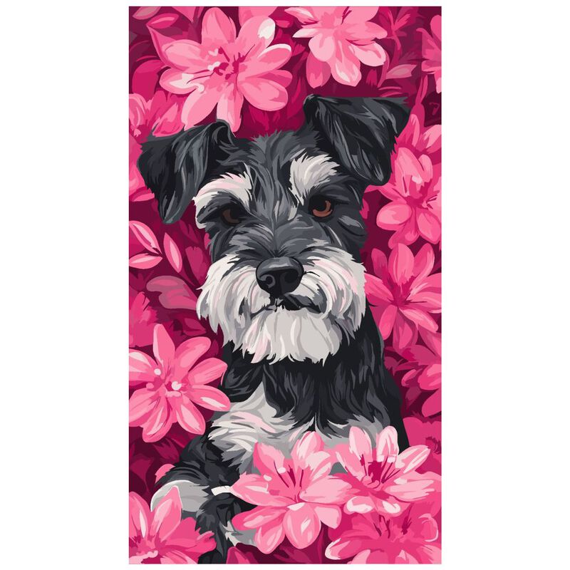 Cuadro Decorativo Impreso 20x30cm Schnauzer image number null