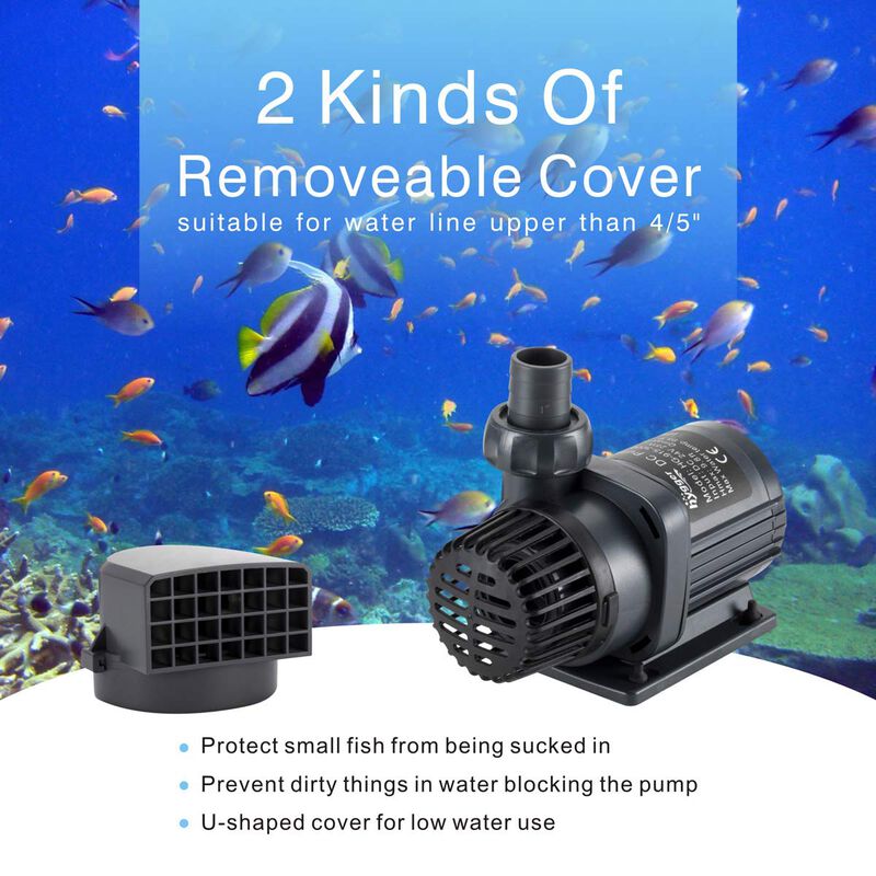 Bomba de Agua Hygger 800GPH 24V Ajustable image number null