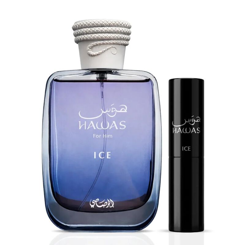 Perfume Rasasi Hawas Ice Hombre 108 Ml Set Viaj... image number null