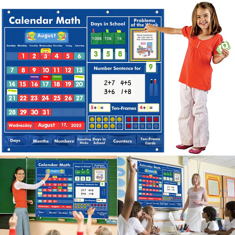 Calendario Kikigoal De Aula Con Cartel De Bolsi... image number null