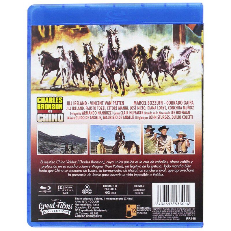 Caballos Salvajes (valdez, Il Mezzosangue) [blu... image number null