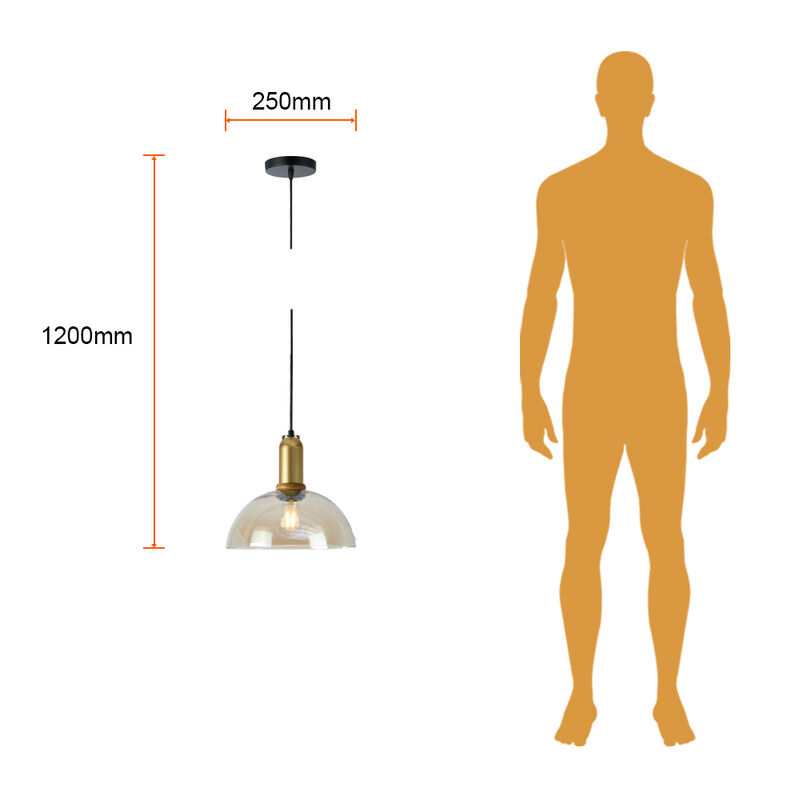 L&aacute;mpara Colgante de Cristal, 1.20 m de Altura, ... image number null