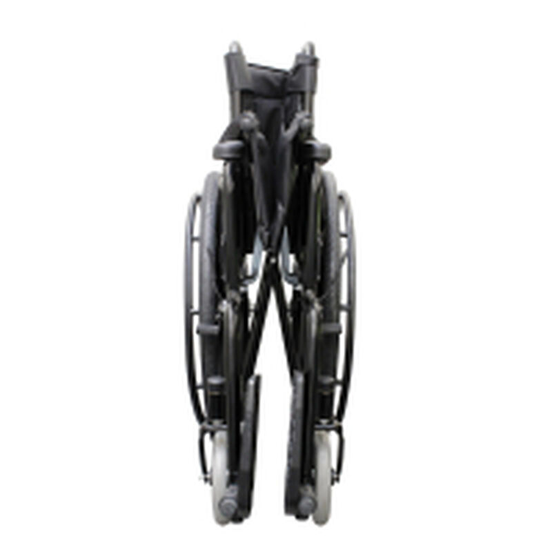 Silla De Ruedas Bbc Acero Plegable Negra Resist... image number null