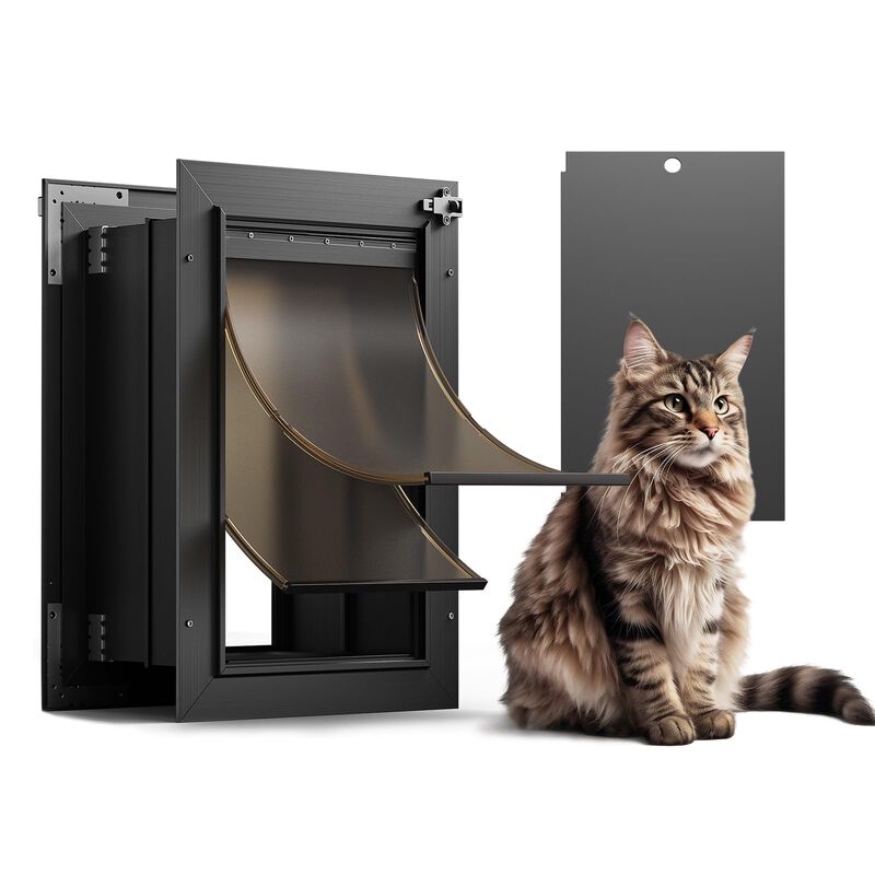 Puerta Para Gatos Vosoir Montaje En Pared, Alum... image number null