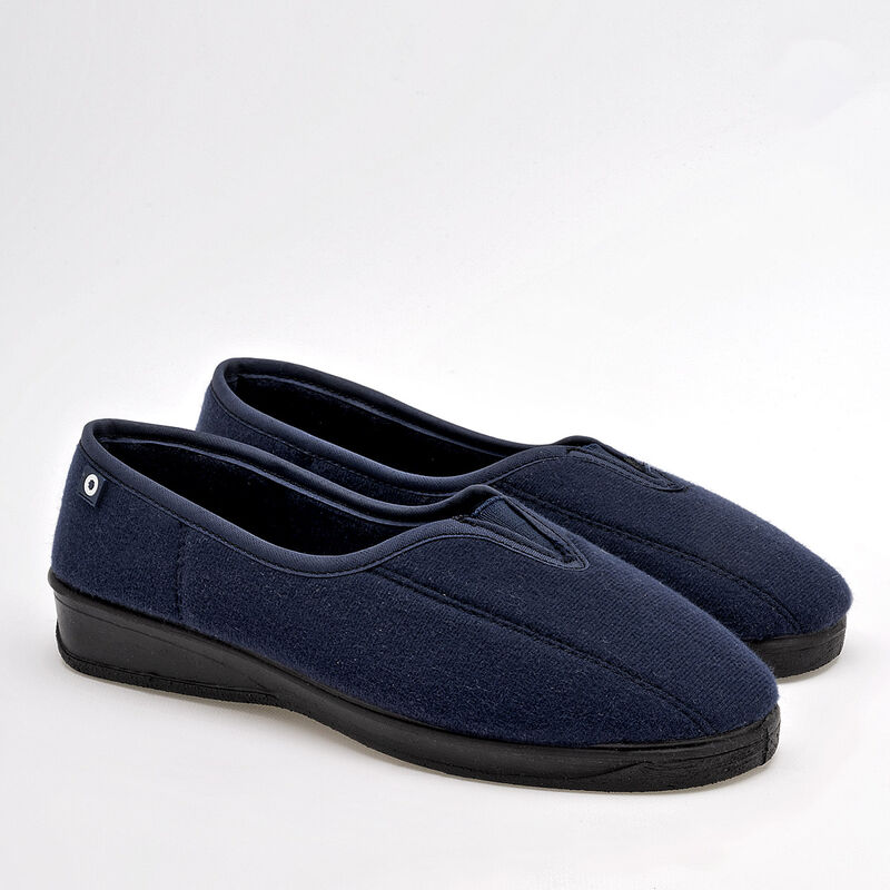 Mora Confort Pantufla para mujer marino image number null