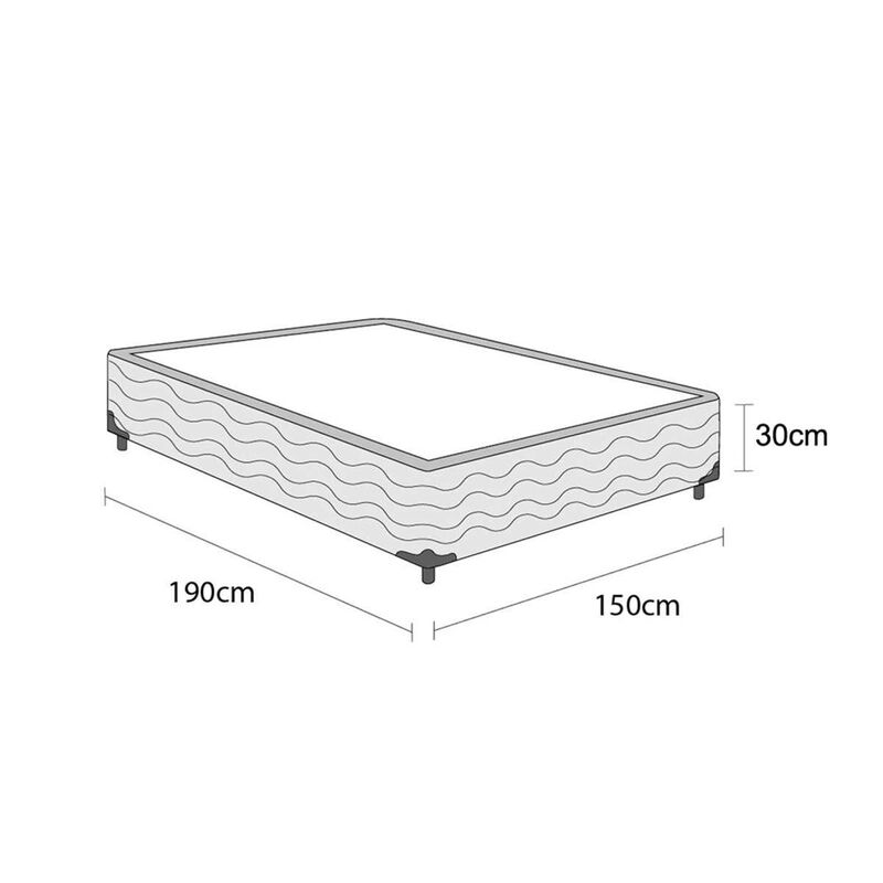 Base Para Colch&oacute;n Roomi Queen Size Freedom De M... image number null