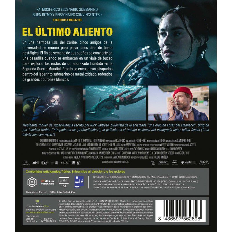 El &Uacute;ltimo Aliento [Blu-ray] (2023) The Last Bre... image number null