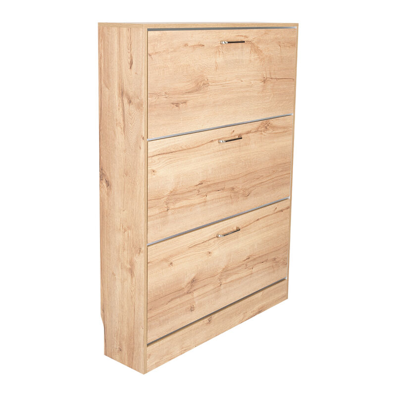 Zapatero Merl&iacute;n Caf&eacute; Claro Y Blanco Virtual Mue... image number null