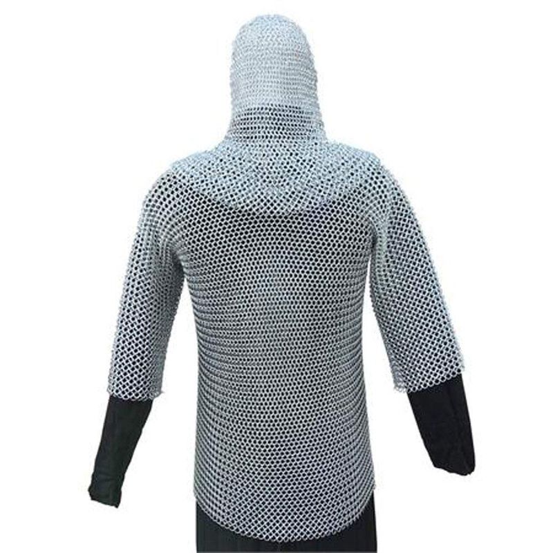 Camisa Cota de Malla Medieval con Cofia - Acaba... image number null