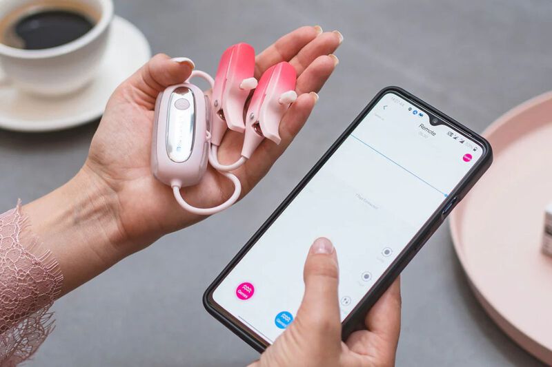 Gemini Nipple Clamps By Lovense image number null