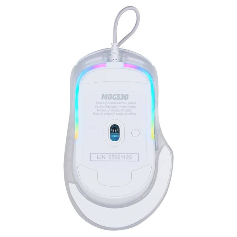 Mouse Game Factor Blanco con Carcasas Intercamb... image number null