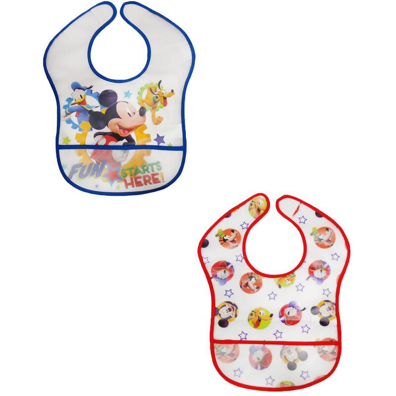 Babero Impermeable Sin Mangas Disney Mickey Mou... image number null