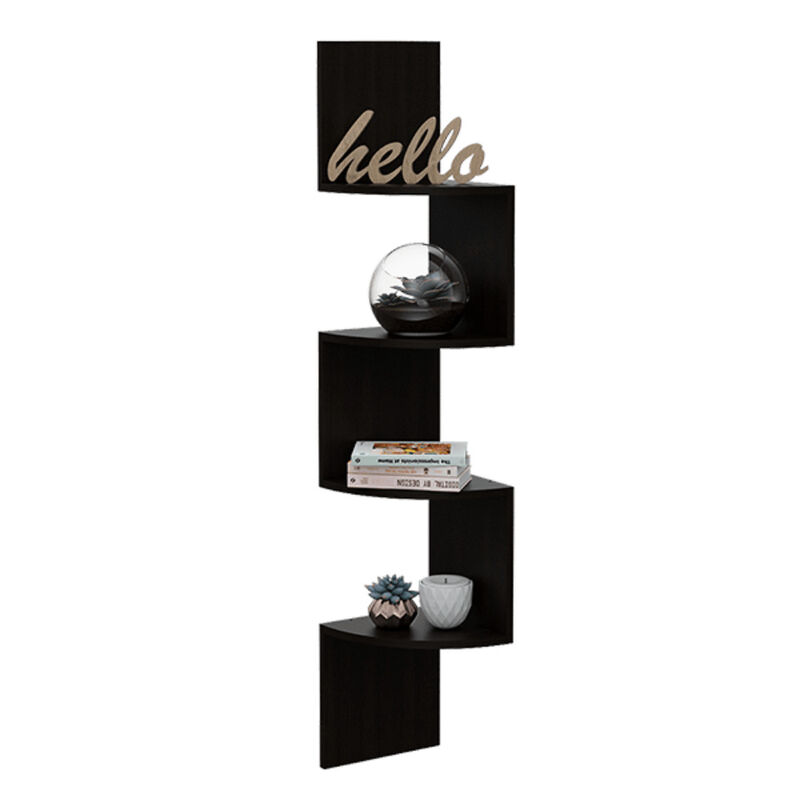 Repisa Rosset, Wengue Virtual Muebles image number null