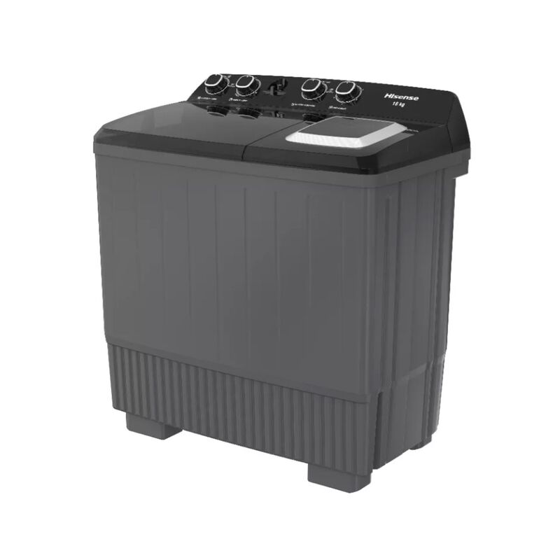Lavadora Hisense Wsa1804P Dos Tinas 18 Kg Gris ... image number null