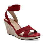 Been Class sandalia cu&ntilde;a para mujer rojo cod 141130-E