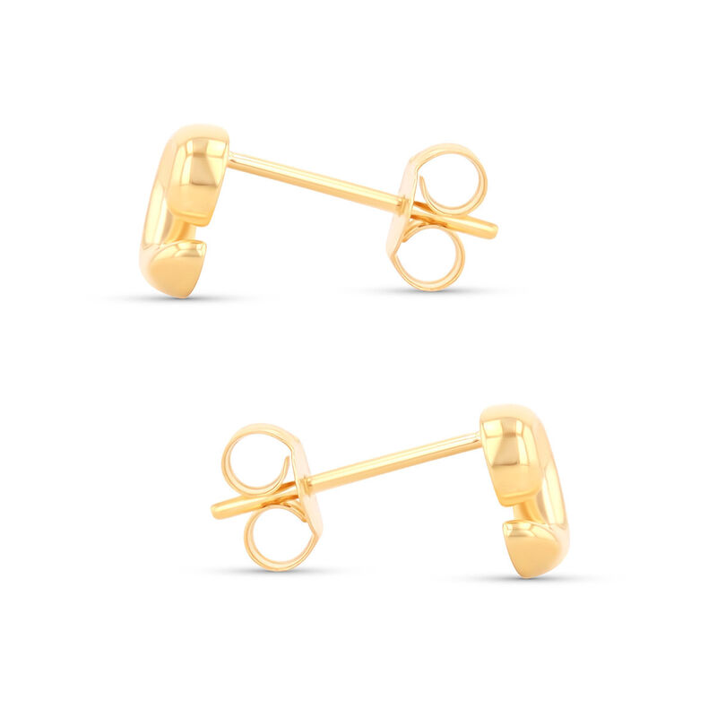 Aretes De Oro Amarillo De 10K (Letra C) image number null