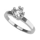 Anillo de Compromiso de 14K con Diamante de Laboratorio 0.50 CT F VS1 Talla 9.5 ORO BLANCO 14K &ndash; / M438-50-14W-LG-95