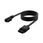 Cable Corsair Icue Link Slim, 600 Mm, Recto Y Delgado 90&deg;, Color Negro