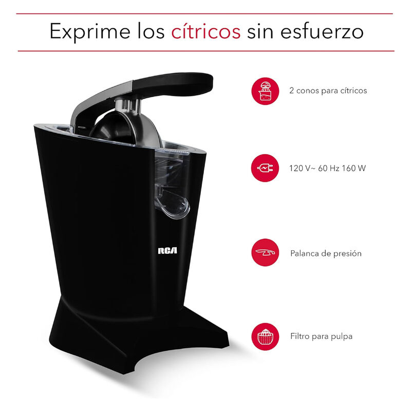 Exprimidor de Cítricos Eléctrico RCA Con Palanc... image number null