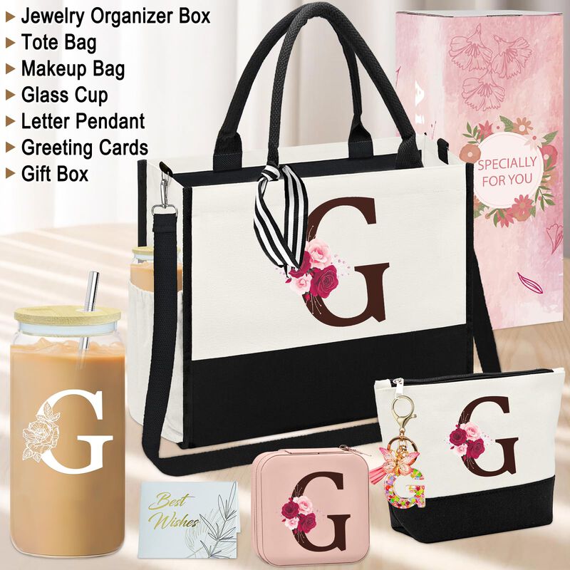 Set De Regalo Aiheart: Bolsa Tote De Lona Con I... image number null