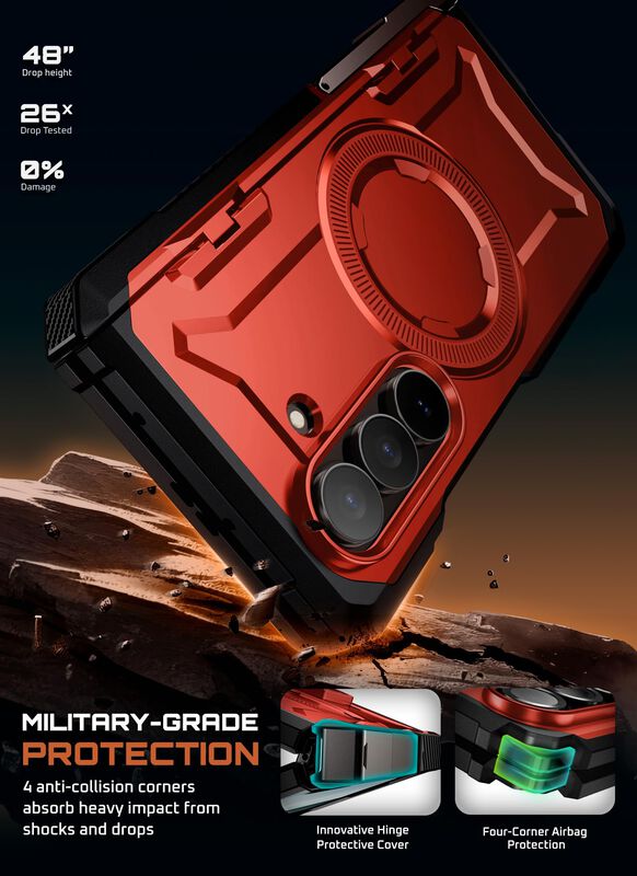 Funda Supcase Galaxy Z Fold 7 Con Soporte, Mags... image number null