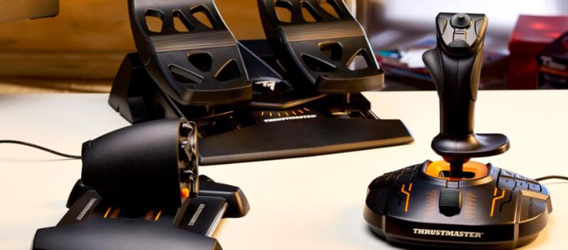 Paquete De Vuelo Thrustmaster T16000m Fcs Compa... image number null