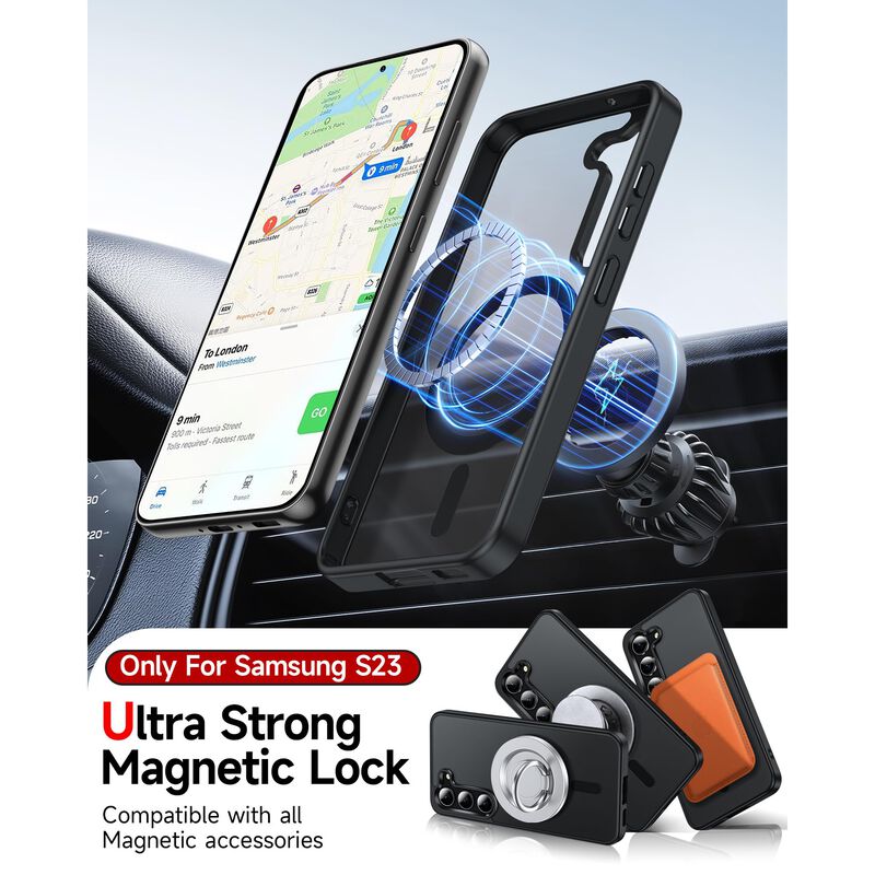 Funda Leyi Galaxy S23 Magsafe con Protector de ... image number null