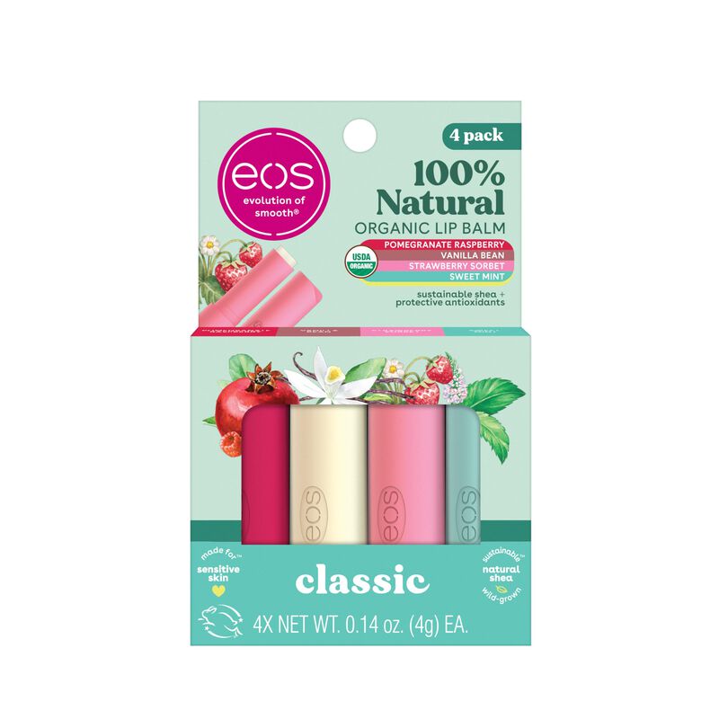 B&aacute;lsamo Labial Eos 100% Natural Y Org&aacute;nico De F... image number null