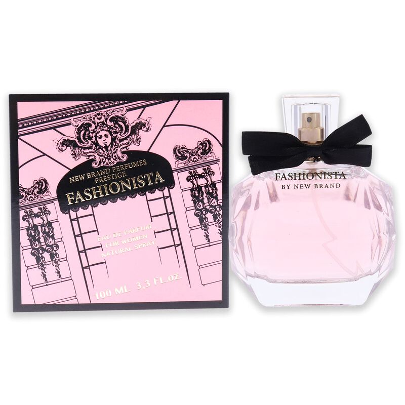 Perfume New Brand Fashionista Edp 100ml Para Mu... image number null
