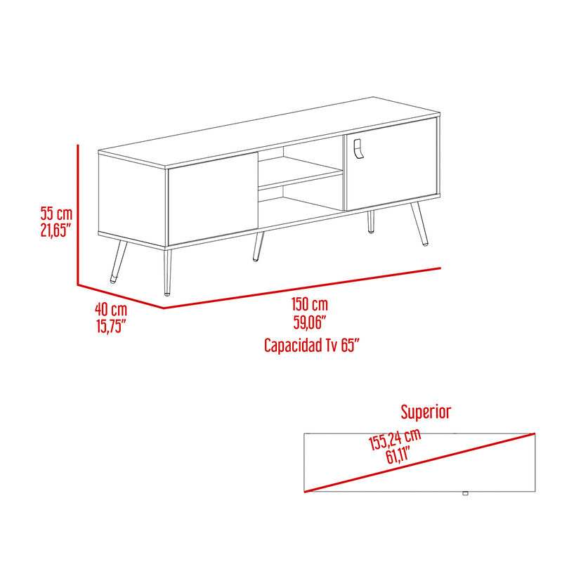 Mueble Para TV Modelo Funnes De 65 pulgadas  Co... image number null