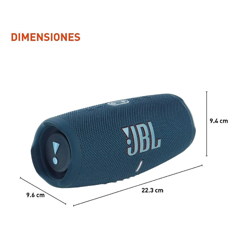 Bocina JBL Charge 5 Portátil Azul con Bluetooth... image number null