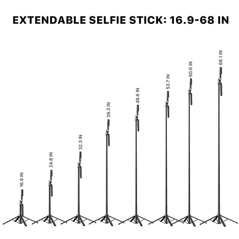 Soporte MYBAT tripie telesc&oacute;pico selfie stick u... image number null