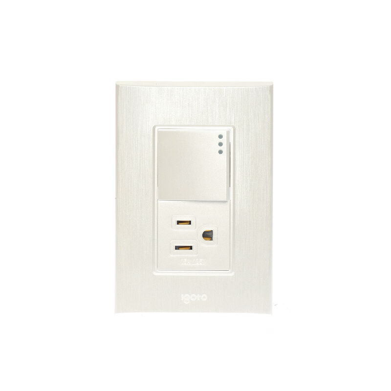 10 Pack Placa de 3 Módulos Apagador y contacto ... image number null