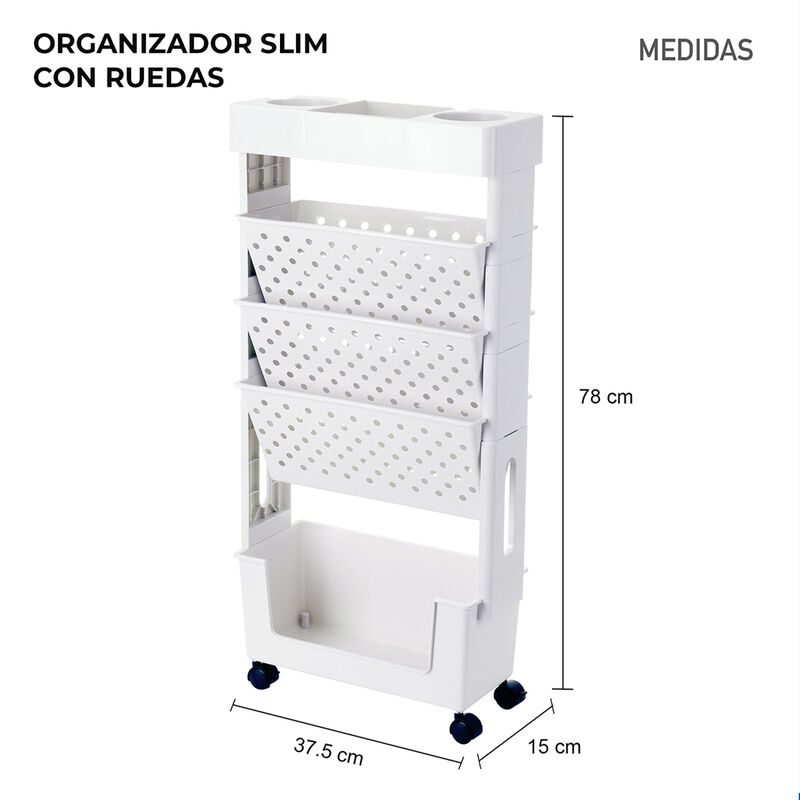 Estanter&iacute;a organizador de almacenamiento PERFEC... image number null