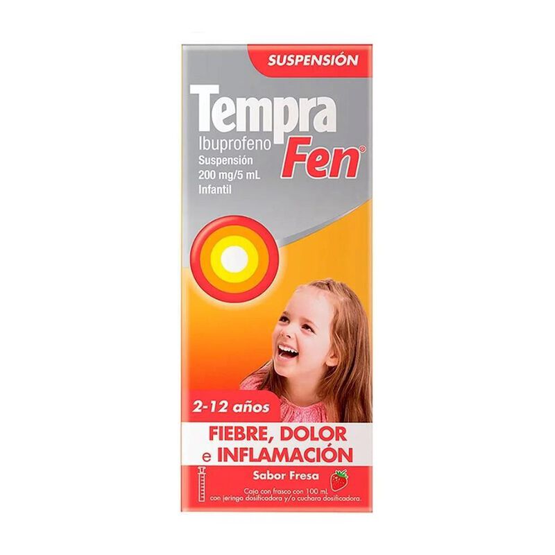 Tempra Fen Ibuprofeno suspensi&oacute;n infantil sabor... image number null