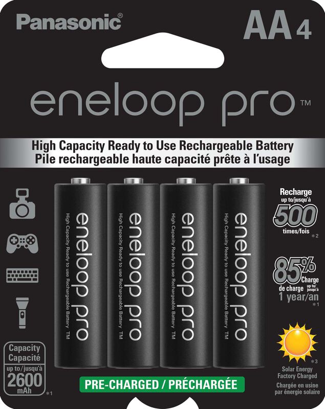 Pilas Recargables Panasonic Eneloop Pro Aa 2500... image number null