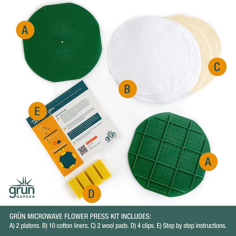 Kit De Prensa De Flores Para Microondas Gsm Bra... image number null