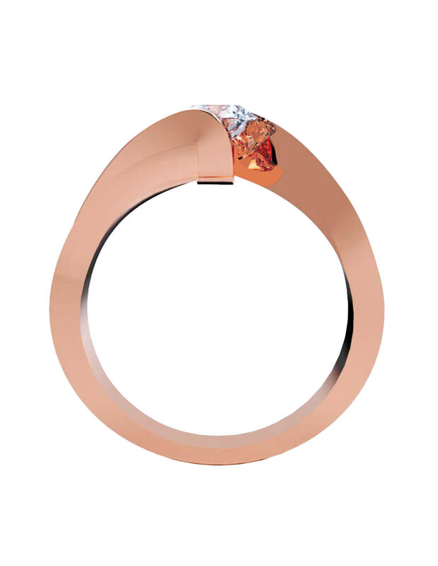 Anillo de Compromiso de 14K con Diamante de Lab... image number null