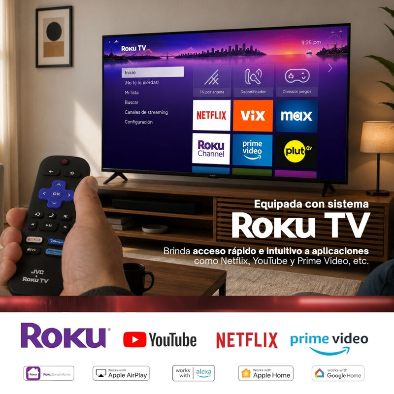 Jvc 2 Pantallas Smart Tv 40 Pulgadas Full Hd Le... image number null