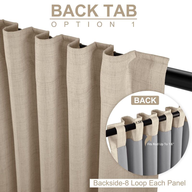 Cortina Opaca 100% Shield 244 cm Color Avena image number null