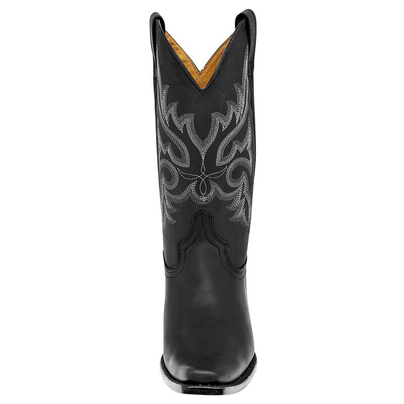 Andre V Bota para hombre negro, suela de cuero image number null