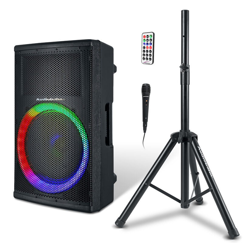 Bocina recargable con rgb 15" 160w Audiobahn FO... image number null
