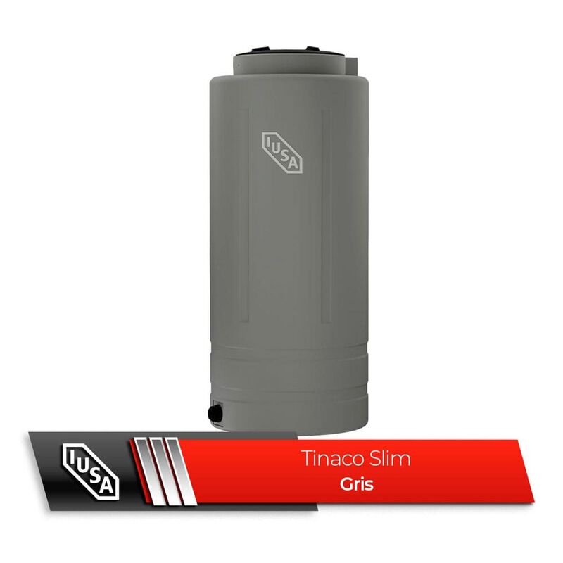 Tinaco Iusa Slim De 800 Litros Gris (sin Acceso... image number null